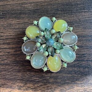 Vintage Floral Brooch